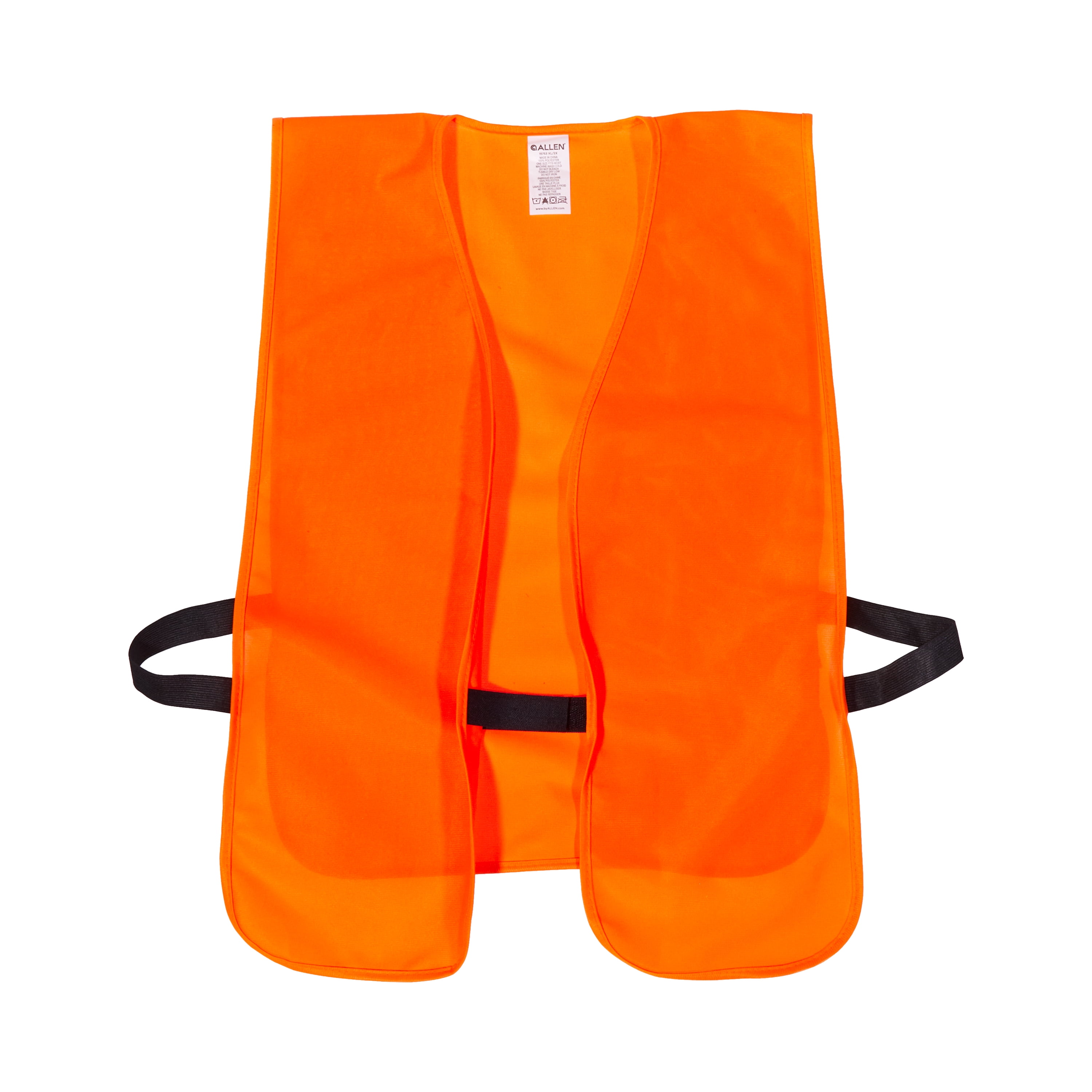 XL Adult Big Man Blaze Orange Hunting/Safety Vest Small 26-36/38-48 / Up to 60 Inch Chest Size Allen Company Adult Men/Women Youth Fits Chest Size Medium Extra Large 