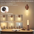 thumbnail image 4 of Portable Closet Light, 3000K 4000K 6000K 8 LEDs Motion Sensor Night Light Adsorbable 4m Detection Range USB Charging with Light Sensor for Study Bathroom, 4 of 7