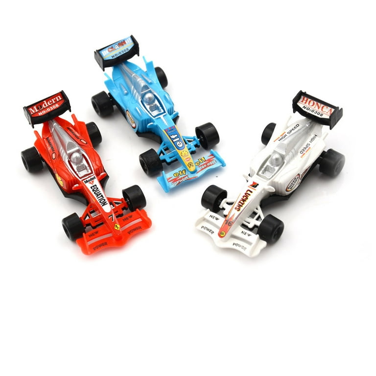Buytra 1PC New Racing Models Automatic Shows F1 Equation Racing car pull  back Toys Cars 