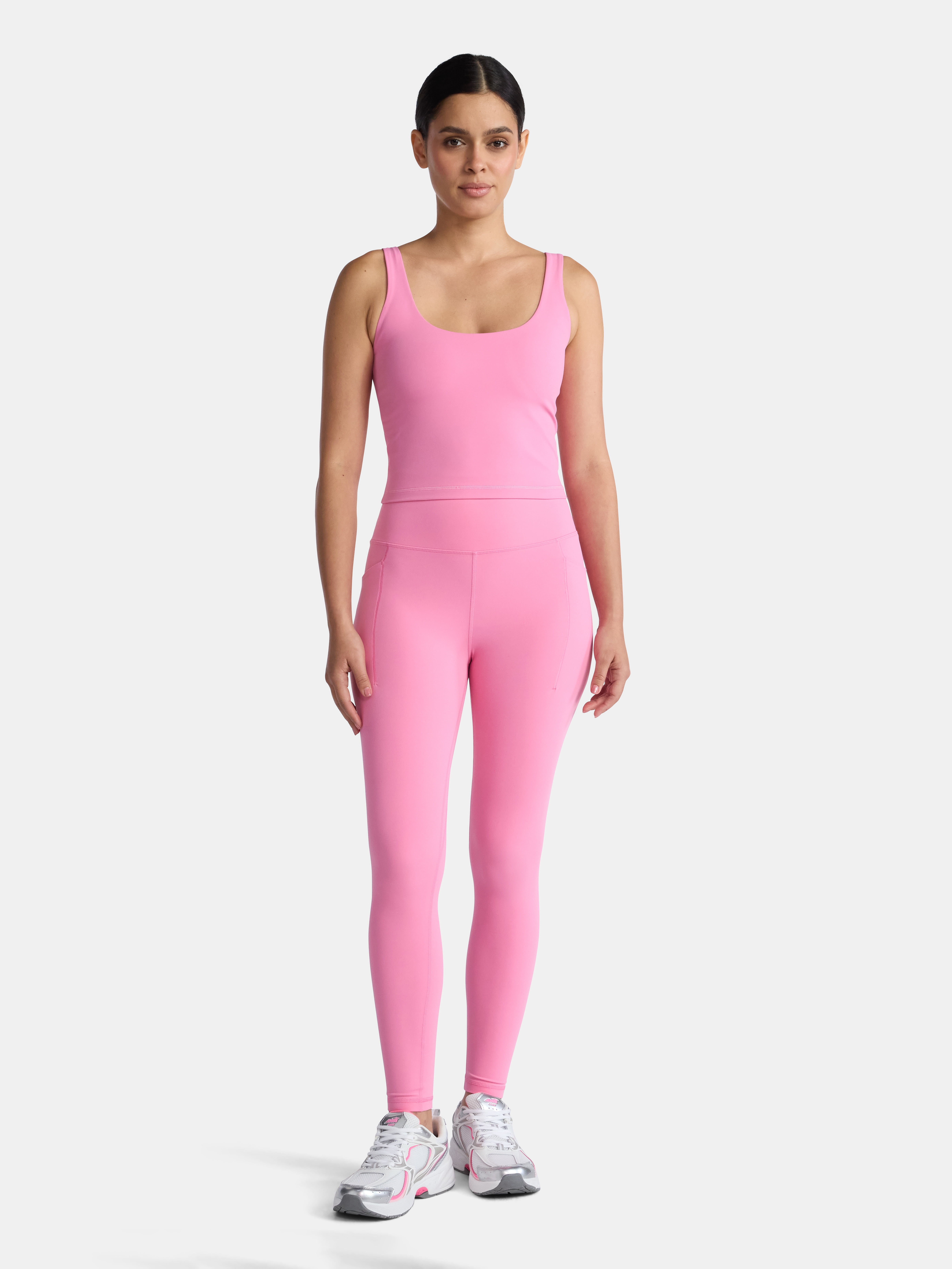 Avia Women's and Women's Plus SoftSculpt Longline Sports Bra, Sizes XS-4X