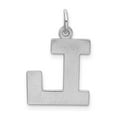 thumbnail image 3 of Auriga 925 Sterling Silver Rhodium-plated Fancy Script Letter A Initial Charm for Women (L-21 mm, W-24 mm), 3 of 5