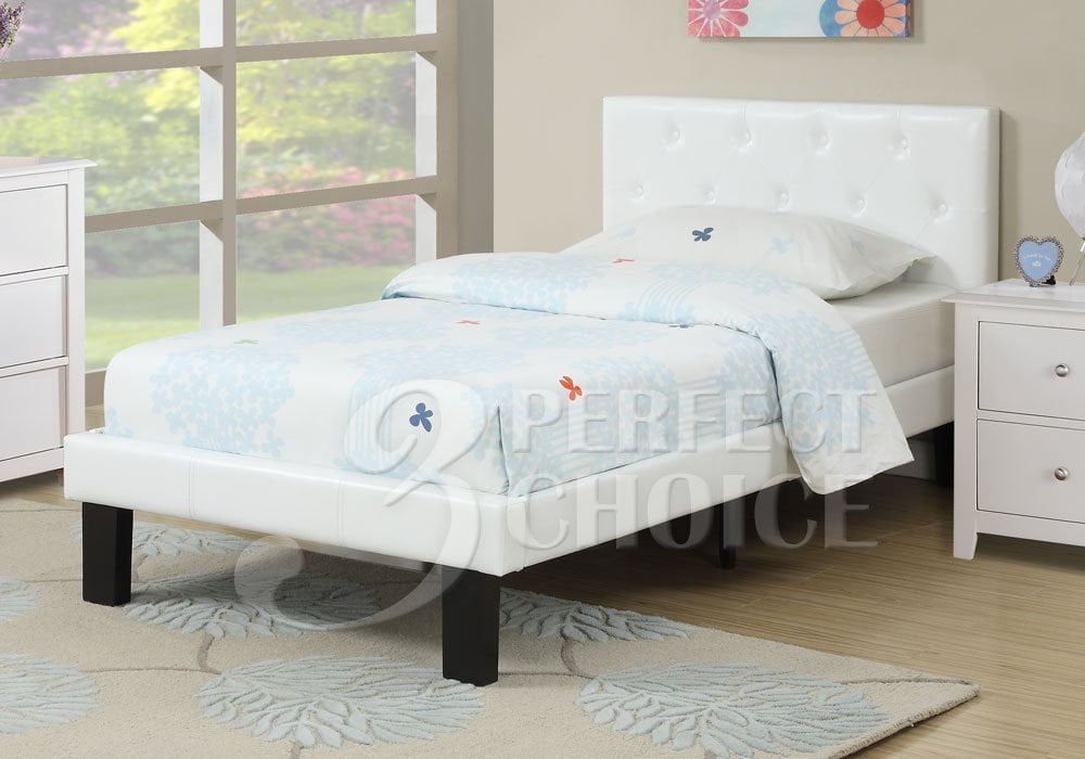 kids leather bed
