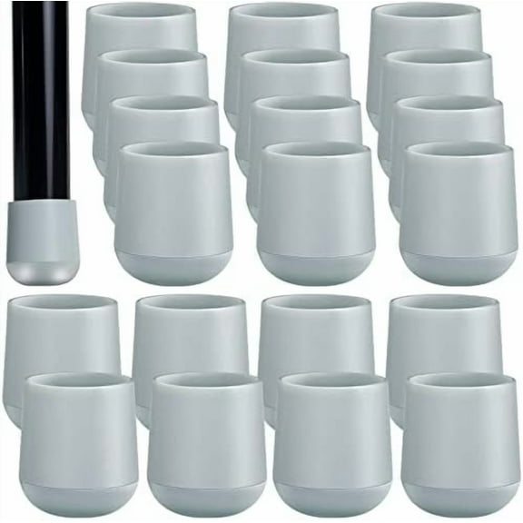 20 Pcs 7/8 Inch Folding Chair Leg Caps, Heavy Duty Plastic Chair End Caps Metal Leg Floor Protectors Plastic for Legs Tips for Furniture Legs$$Tools & Hardware Other