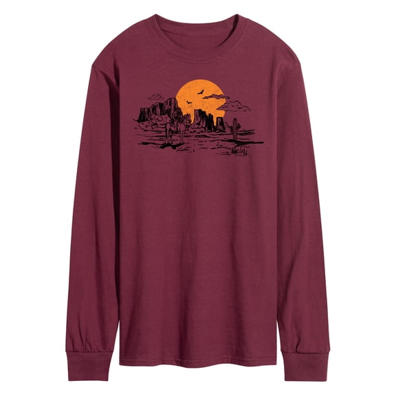 Instant Message - West Scene - Men's Long Sleeve T-Shirt