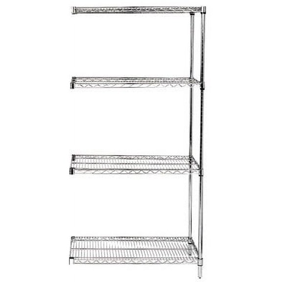 Quantum 18W X 72"L X 86"H Add On Unit - Chrome Model Ad86-1872C