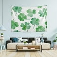 thumbnail image 4 of FREEAMG Four Leaf Clover Tapestry Aesthetic Tapestry Wall Hanging for Home Decor 60" x 51" Inches, 4 of 6