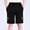 Navy1, variant on Men's Casual Shorts Elastic Waist Lounge Shorts with Side Panels 100% Polyester Relaxed Fit Summer Athletic Shorts Big and Tall M to 5XL