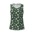thumbnail image 3 of Picia Colorful Mallard Duck Pattern Women's Workout Tank Top,Breathable Activewear,Slim Fit Athletic Top,Versatile Workout Moisture-wicking top-Medium, 3 of 9