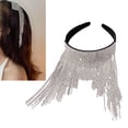 thumbnail image 3 of Diadema con cadena para cabeza Sunnimix Tocado con borlas, 3 of 8