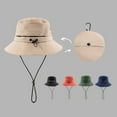 thumbnail image 4 of ZACPNCV Men Women UPF 50+ Sun Hat Wide Brim Foldable Bucket Hat for Fishing Hiking Beach Outdoor Navy Free Size, 4 of 4