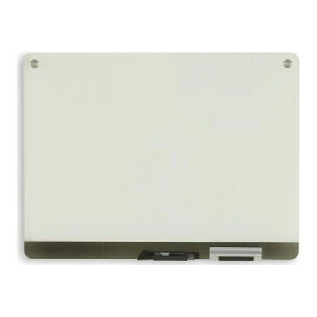 Clarity Glass Personal Dry Erase Boards, Ultra-White Backing - 24 x 18 in.
