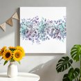 thumbnail image 2 of Canvas Wall Art, Purple Blue Eucalyptus Leaves Framed Canvas Prints for Bathroom Kitchen, Spring Summer Botanical Floral Gallery Wrapped Wall Decor for Home Office, Gifts, 10"x10" Ship Next Day, 2 of 9