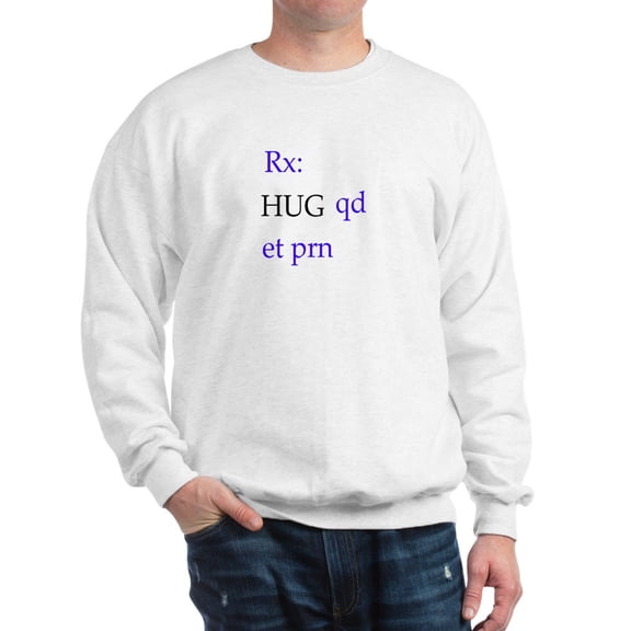 CafePress - Hug Rx - Crew Neck Sweatshirt