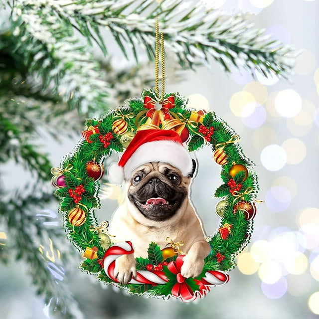 Xihbxyly Adorno para Árbol de Navidad, Decoración Navideña Premium, Tecnología de Corte Elegante, Multiusos para Chimenea o Coche, Regalo Ideal para Familiares y Amigos, Perfecto para Navidad y Año N