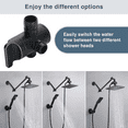 thumbnail image 5 of BRIGHT SHOWERS Shower Arm Diverter Valve for Hand held Showerhead and Fixed Spray Head, 3-Way Shower Head Diverter Valve, Oil-Rubbed Bronze, 5 of 7