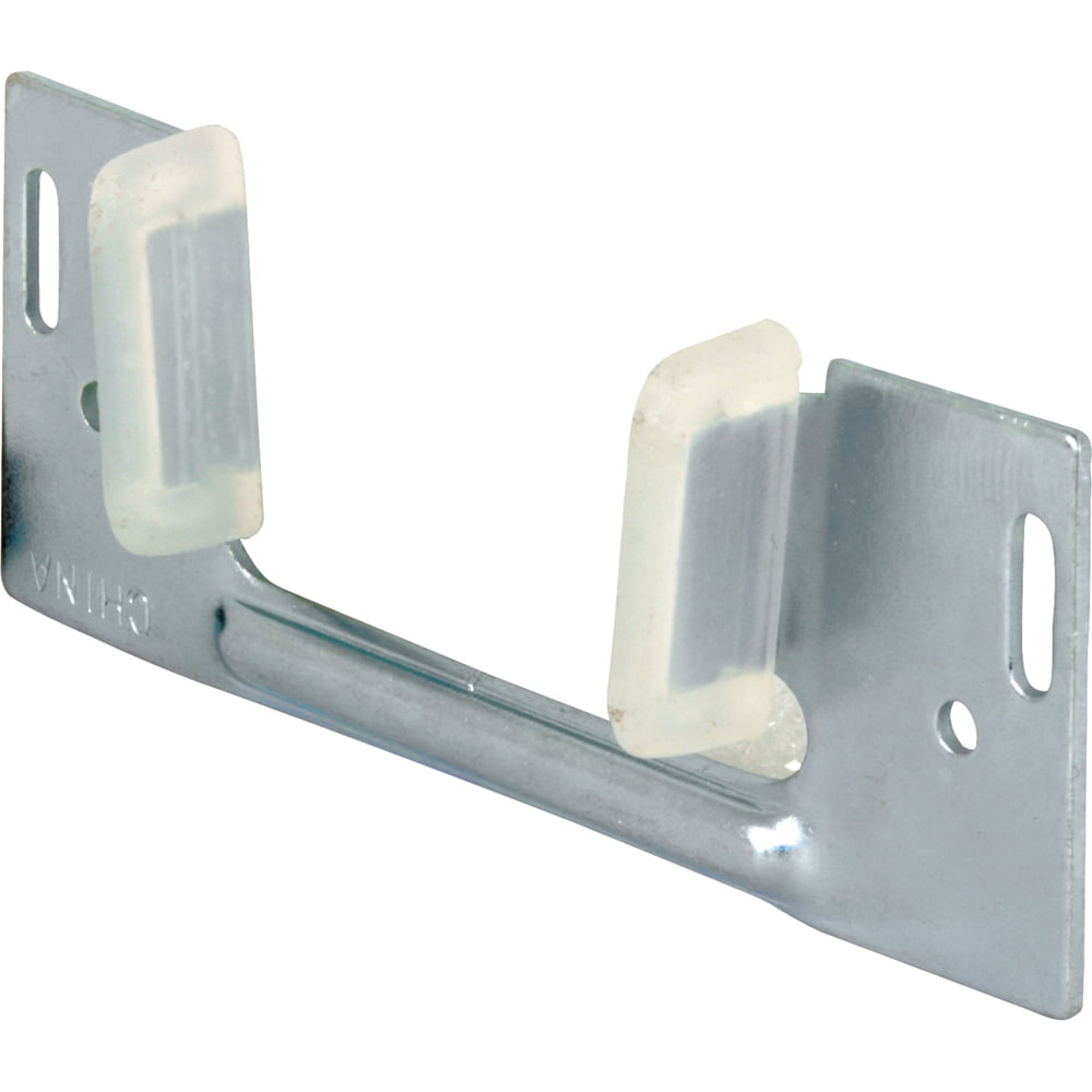 Sliding Pocket Door Bottom Guide, 15/8 in. x 11/4 in., Steel w/Plastic Guides Sliding Pocket Door Bottom Guide, 15/8 in. x 11/4 in., Steel w/Plastic Guides