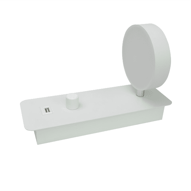 Lámpara de Pared Lámpara de Pared LED Rotación de 300 Grados Lámpara de Pared Interior USB 9W Lámpara de Pared Apliques de Pasillo
