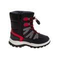 thumbnail image 2 of Beverly Hills Polo Club Little Kids Snow Boots for Boys, Black Red, 4, 2 of 5