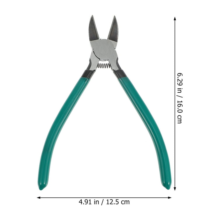 Wire Cutter Electric Wire Clipper, 4 Inches Cable Wire Flush Cutter, Side  Cutter Diagonal Wire Cutting Pliers, Small Wire Cutters for Electronics