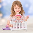 thumbnail image 3 of Magic Nursery: Doll In Crib - 8" Baby Doll Playset - New Adventures, Children's Pretend Play, Ages 2+, 3 of 7
