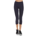 thumbnail image 2 of Women's Mother's Day I Heart Mom Buttery Soft Peach Skin Cropped CAPRI Leggings - Regular PLUS and 3X5X, 2 of 3