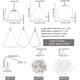 thumbnail image 5 of Kit para hacer aretes de 48 piezas, aros con cuentas, alambre de acero inoxidable, ganchos, anillos abiertos y tuercas para aretes., 5 of 9