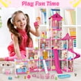 thumbnail image 7 of Flooyes 314PCS Light-Up Castle Dollhouse, 14Rooms Pretend Dream Castle with Doll and Furniture, Birthday Gifts Toys for Kids Girls 3 4 5 6 7 8, 7 of 7