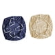 thumbnail image 4 of 2 piezas Fundas para asientos de silla Funda protectora para silla de oficina Cojín para silla de ordenador beis azul oscuro, 4 of 5