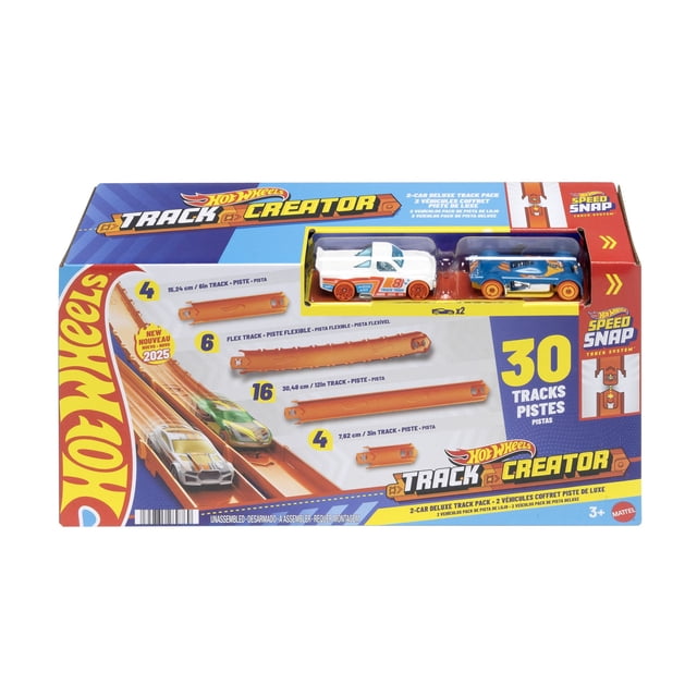 Pista de Juguete Mattel Hot Wheels Track Creator Paquete Deluxe