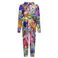 thumbnail image 5 of Kirby Men's Hooded Jumpsuit - Zip Up One Piece Pajamas Soft Cozy Winter Warm Plush Loungewear, 5 of 8