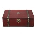 thumbnail image 2 of Caja de Almacenamiento de Joyería de Madera Vintage, Caja de Almacenamiento de Joyería de Madera Retro, Soporte para Caja de Joyería Antigua, Caja Organización, Caja de Cofre, 2 of 7