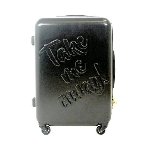 Macbeth Collection Take me Away 25in Rolling Luggage Suitcase,