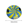 thumbnail image 3 of Vikakiooze Snow Tube For Winter Fun Inflatable 35 Inch Heavy Duty Snow Sleds For Kids And Adults, 3 of 7