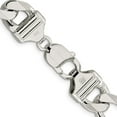 thumbnail image 3 of Sterling Silver 13.5mm Figaro Chain (Weight: 171.83 Grams, Length: 28 Inches), 3 of 4