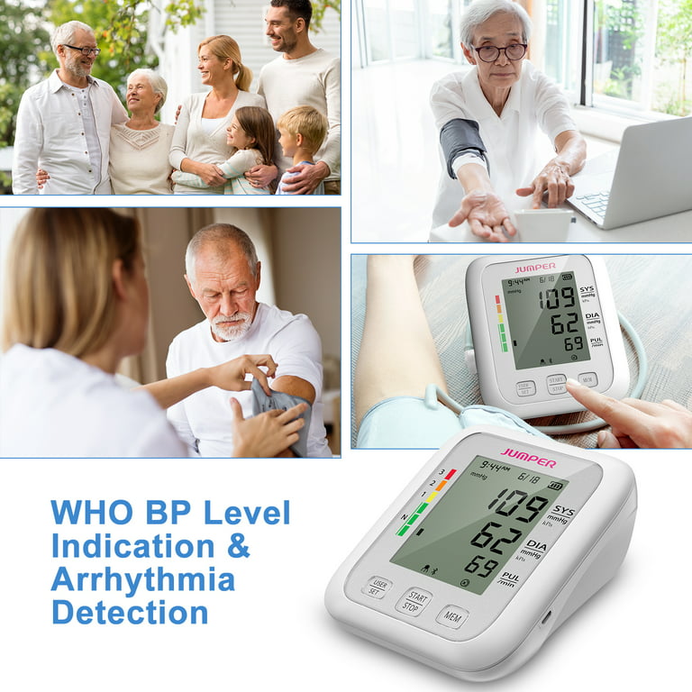 Blood Pressure Monitor for Home Use with a Large LCD Display, Automatic  Upper Arm Blood Pressure Monitor with 2x99 Sets Memory Irregular Heartbeat