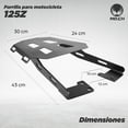 thumbnail image 2 of Parrilla para moto Mach 125Z negro, 2 of 5