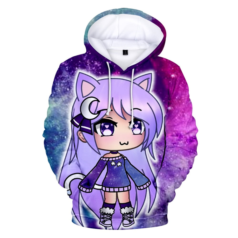 Gacha Life Merch Anime 3d Printed Hoodies Sweatshirt Unisex Fans Long Sleeve Pullover Walmart Com
