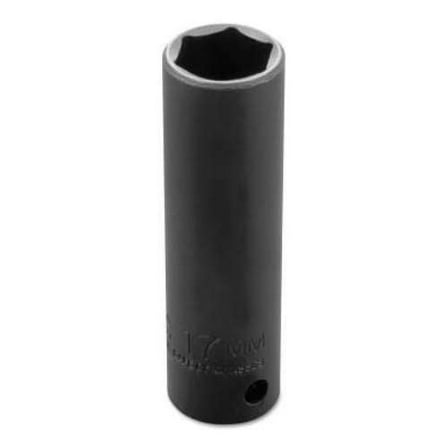 Proto TorquePlus Thin Deep Impact Socket, 1/2" Dr, 17 mm, 6 Pt, EA (577-7317MHT)