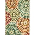 thumbnail image 1 of Unique Loom Outdoor Modern Geometric Rug 4' x 6' Rectangle Beige/Blue, 1 of 1