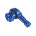 thumbnail image 2 of Kenally Válvula de ángulo de neumático Válvula de llanta de aleación de aluminio Extensión de válvula de neumático Azul metálico 90 grados para Accesorios para motos Kenally VI007333-00, 2 of 6