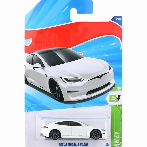 HW 2025 Tesla Model S à Carreaux (Blanc) HW EV