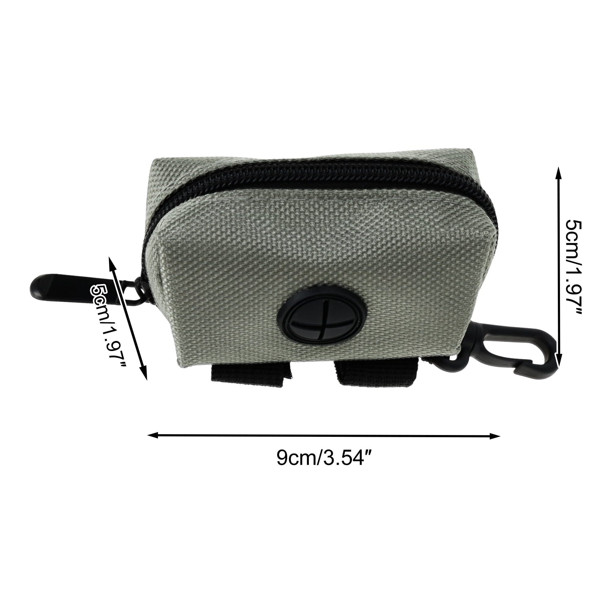 Unique Bargains Convenient Poop Bag Dispenser Easy Waste Cleanup Gray