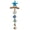 Blue, variant on Beach Wall Art Handcrafted with Driftwood,Starfish,Conch,Seaglass & Seashells, Coastal Wall Decor, Ocean Nautical Walls Hanging for Beach Bedroom, Bathroom, Living Room & Dorm Coastal Decor