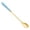 Blue, variant on Long Handle Iced Tea Spoons Stainless Steel Cocktail Stirring Spoons Dessert Spoons with Ceramic Handle for Milkshakes, Ice Cream, Cocktails, Cold Drinks by Ageoie