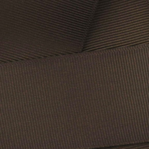 7/8" Grosgrain Ribbon Solid 850 Brown 5yd