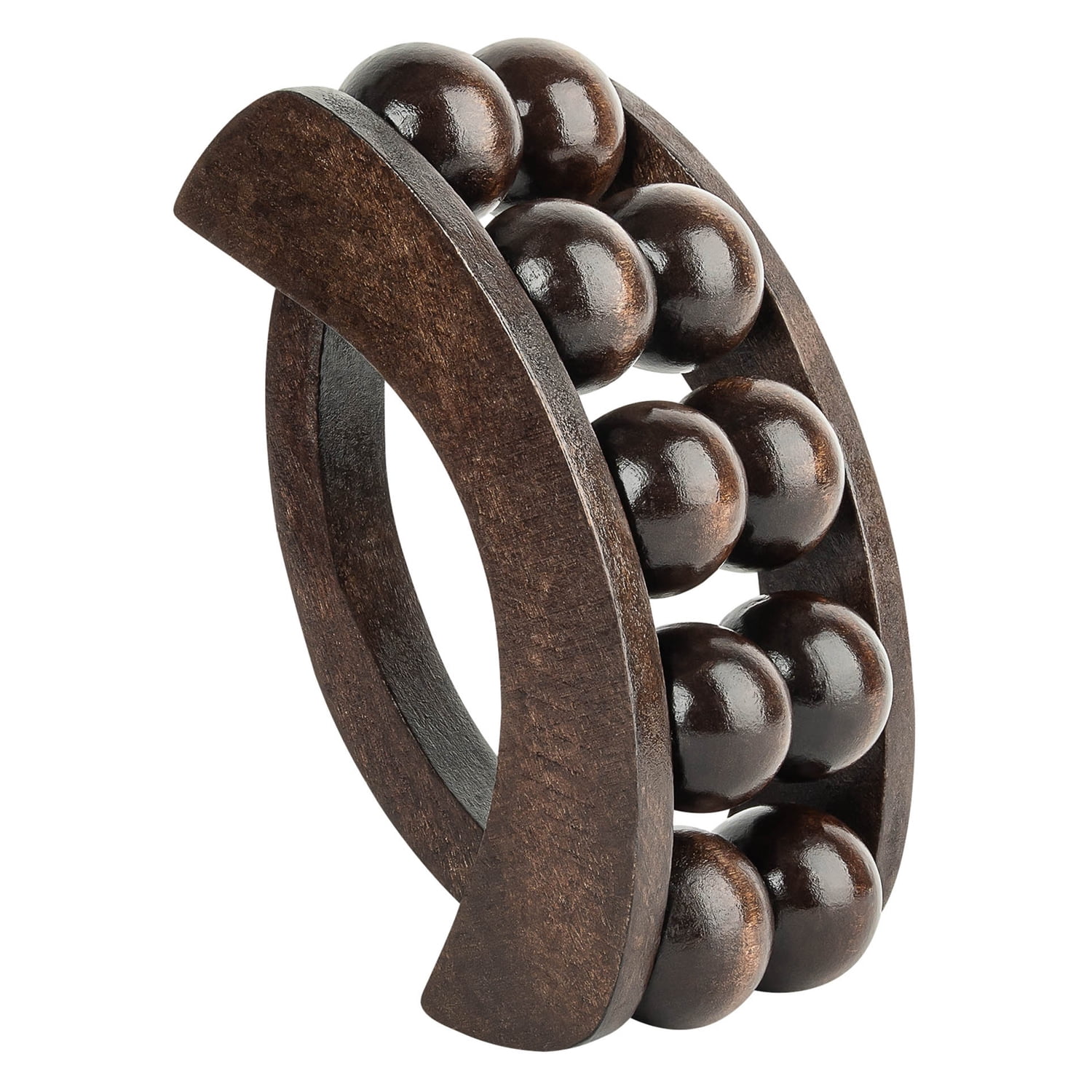 Brookstone Handheld Wooden Body Massager, Brown, WL1163-A-BRB