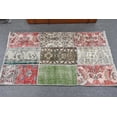 thumbnail image 3 of Small Rug, Vintage Rug, Turkish Rug, Home Decor Carpet, 29x51 inches Green Carpet, Bohemian Bath Rugs, Organic Little Rug, 11556, 3 of 10
