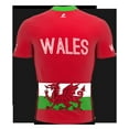 thumbnail image 2 of Wales Full Zipper Bike Short Sleeve Cycling Jersey  for Men - Size 3XL, 2 of 4