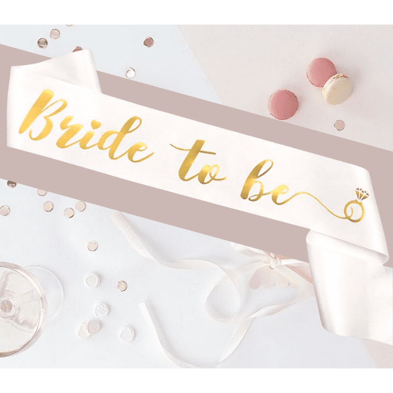 Just Married Sashes Bride to Be accessories Hen Night Party Wedding  Reception