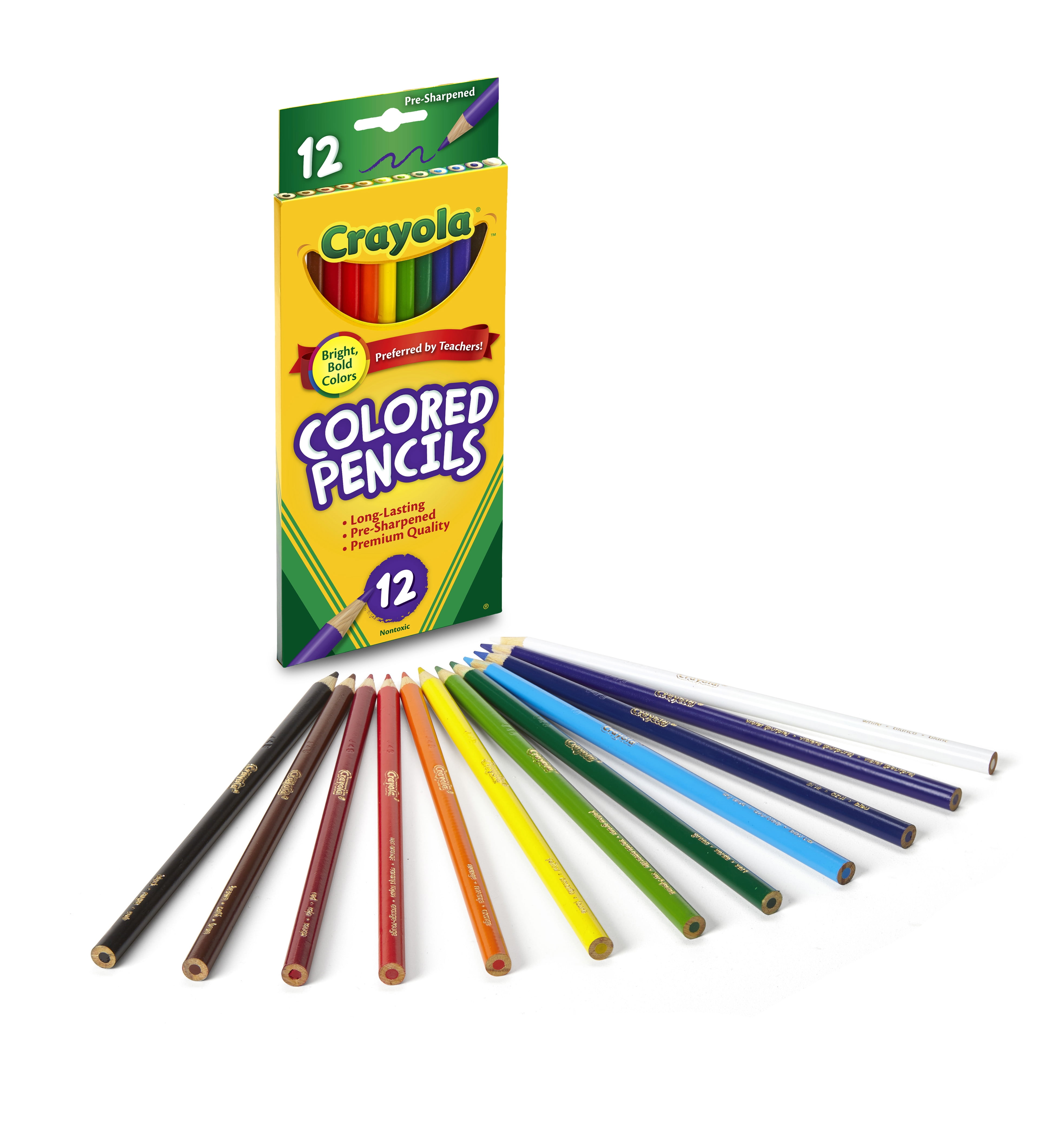 Crayola 12 Count Colored Pencils, 12 Pack Bundle, 144 Pieces